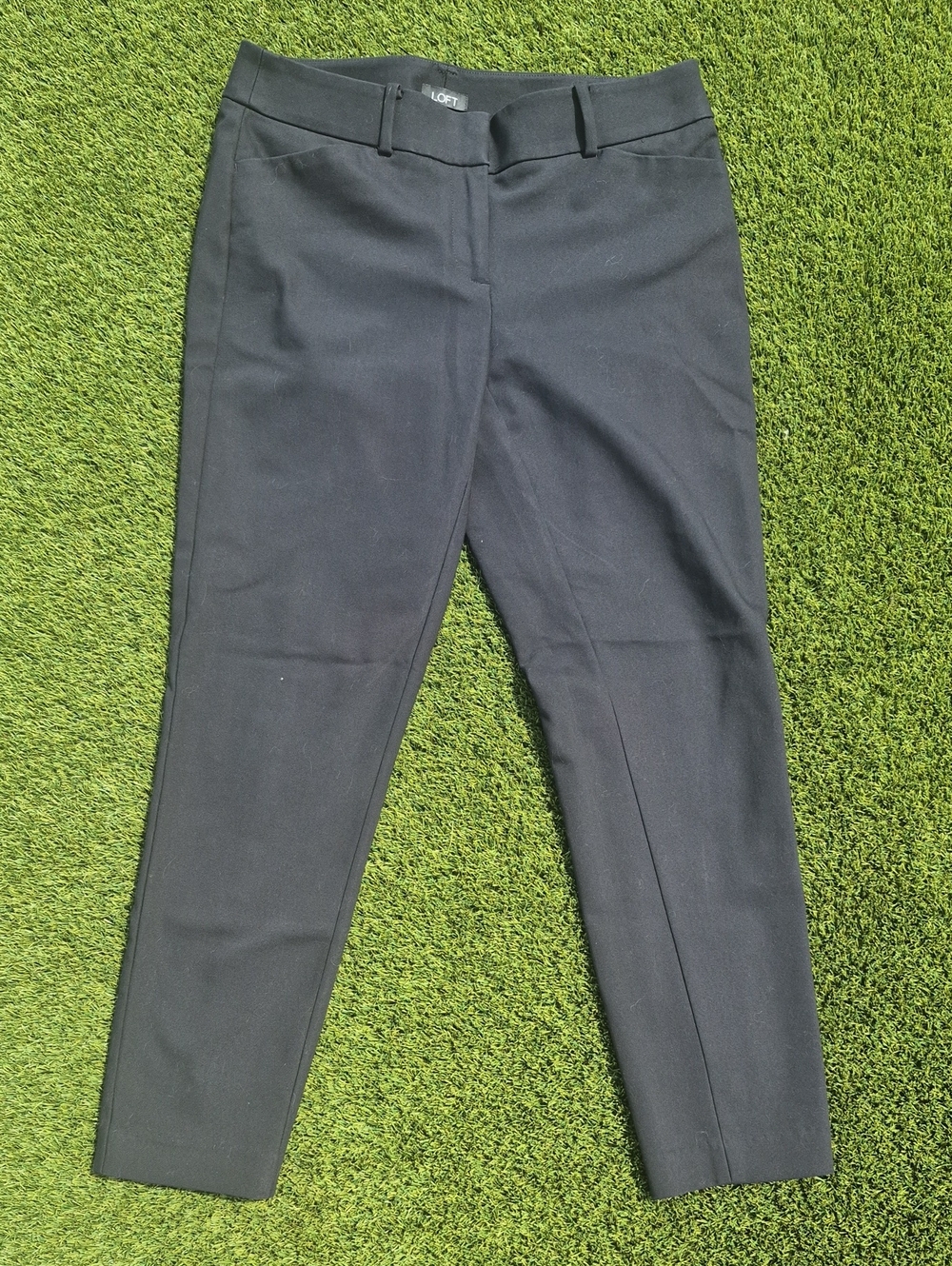 LOFT Straight Leg Black Women's Work Pants
